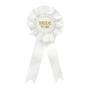 Blossom Girls 'Bride to Be' Pearl Rosette