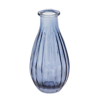 Boho Navy Glass Bud Vase