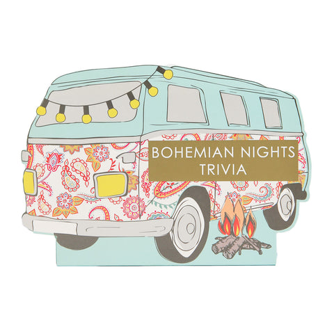 Bohemian Nights Campervan Trivia Game - POS Unit
