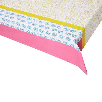 Image - Boho Paisley Fabric Tablecloth