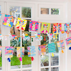 Boho Frida Kahlo Bunting