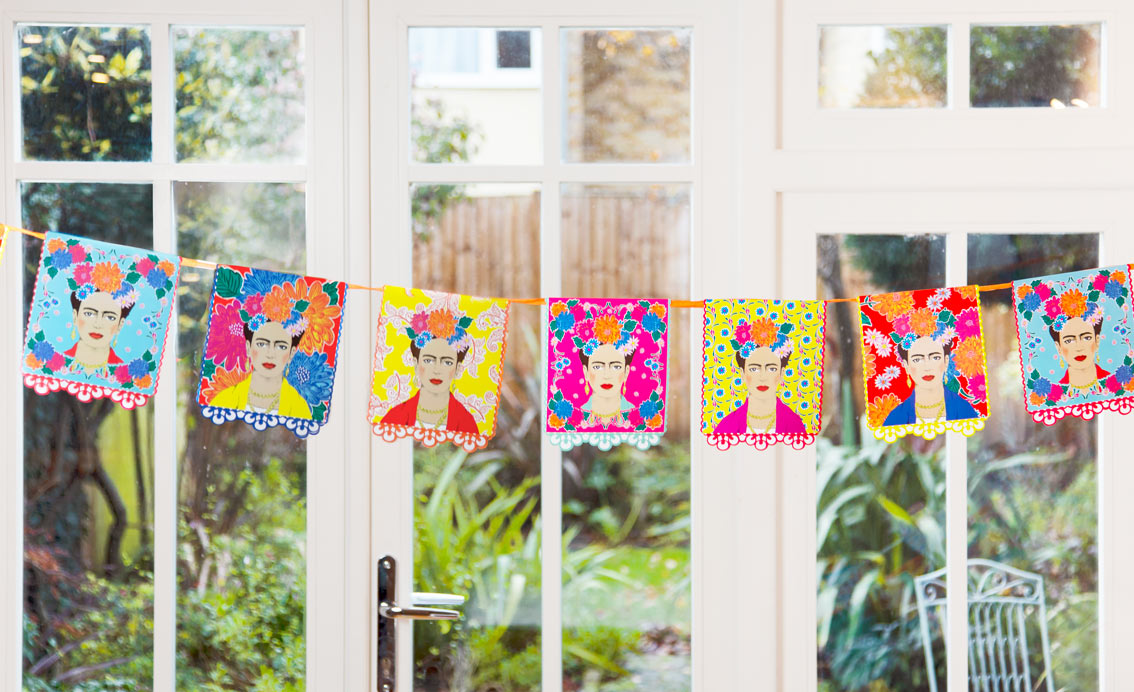 Boho Frida Kahlo Bunting