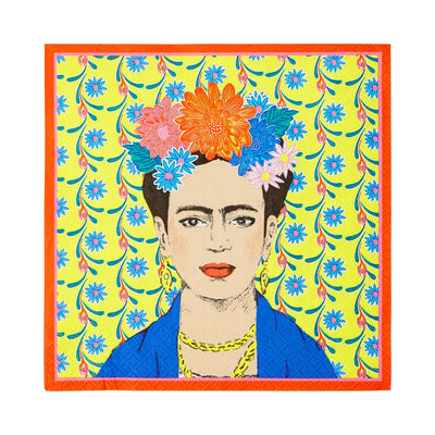 Boho Frida Kahlo Napkins