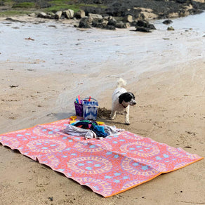 Pink Boho Outdoor Rug