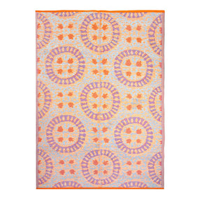 Pink Boho Outdoor Rug