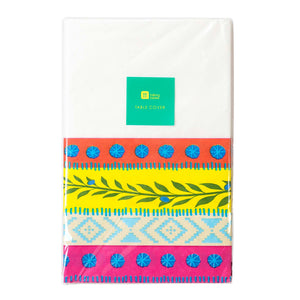 Colourful Boho Paper Table Cover