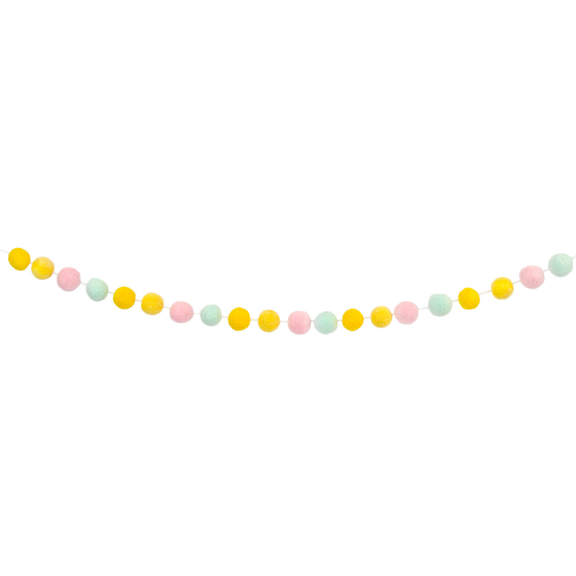 Spring Bunny Small Felt Egg Garland - 2m