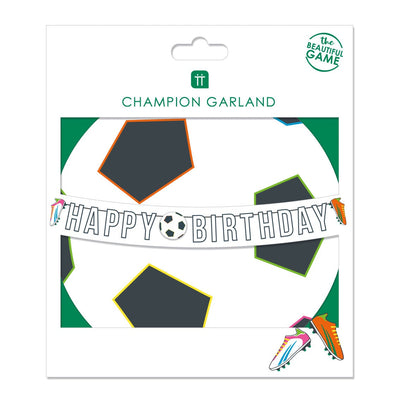 Image - Party Champions Recyclable Football Birthday Decoration - 3m