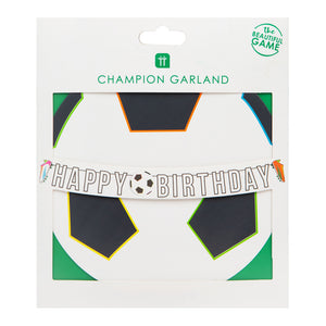 Party Champions Recyclable Football Birthday Decoration - 3m