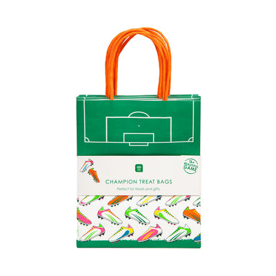 Image - Party Champions Recyclable Football Party Bags - 8 Pack