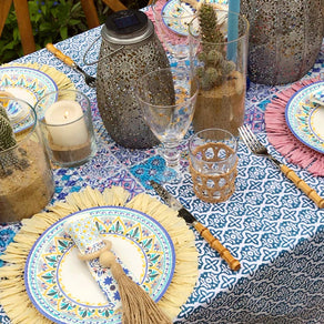 Souk Blue Table Runner - 2m