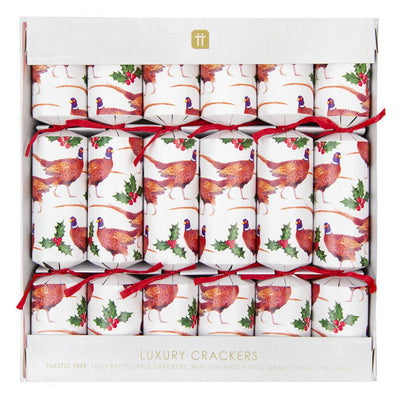 Image - Botanical Holly Christmas Crackers, 6 Pk