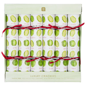 Botanical Sprout Christmas Crackers, 6Pk