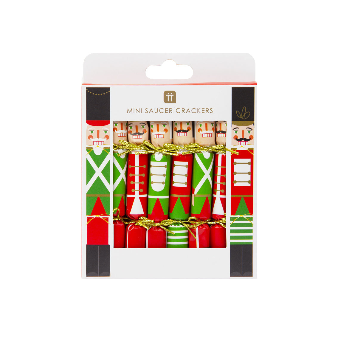 Botanical Nutcracker Christmas Saucer Crackers - POS Unit