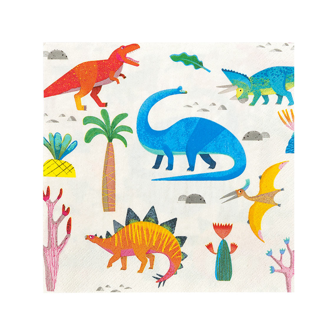 Party Dinosaur Paper Napkins - 20 Pack