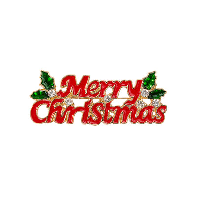 Image - Christmas Entertainment Merry Xmas Enamel Badge