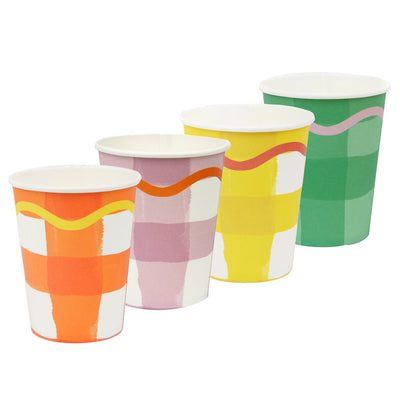 Image - Everyone's Welcome Multi-coloured Paper Cups - 8 Pack