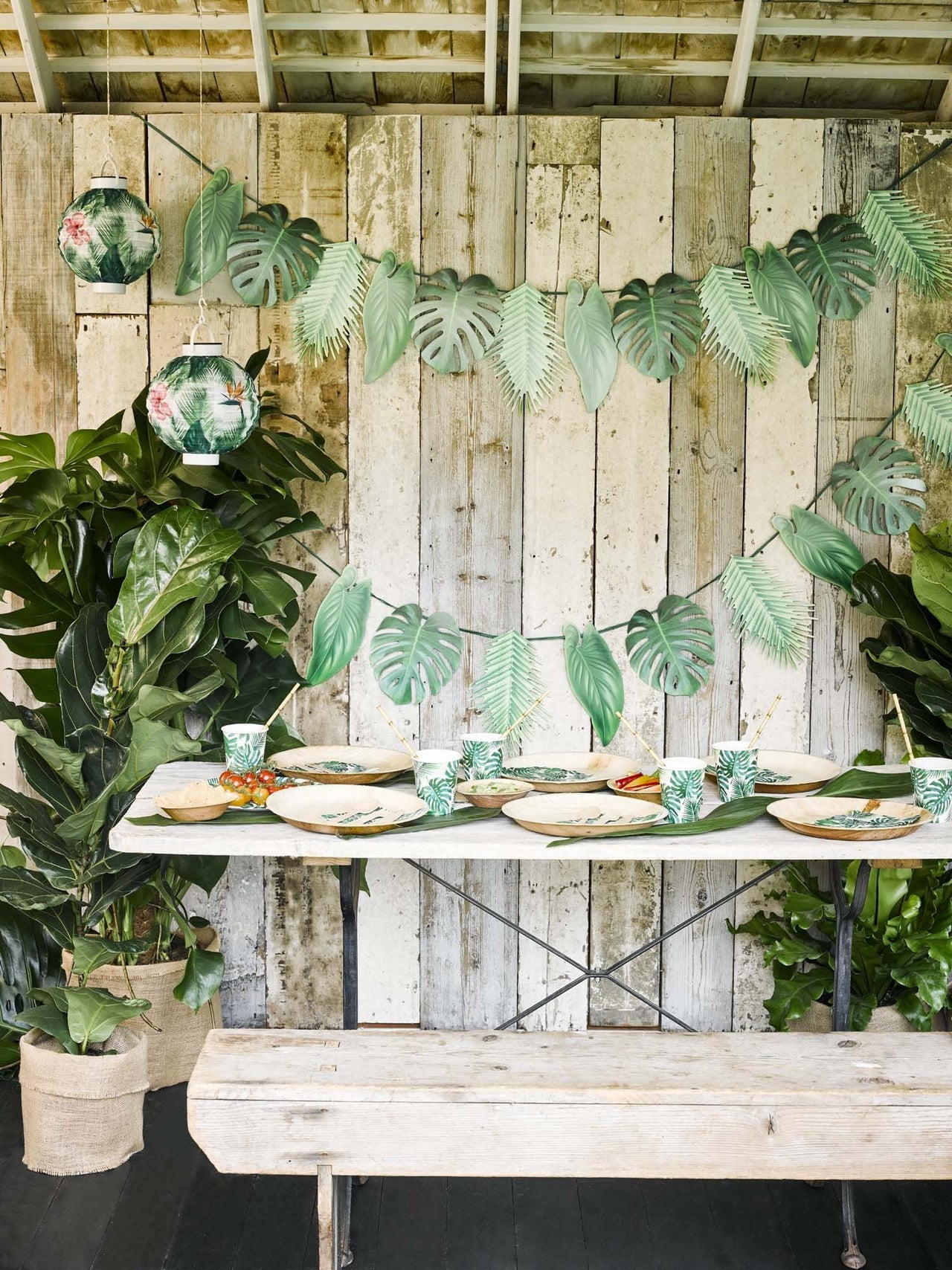 Fiesta Palm Leaf Garland - 2.6m