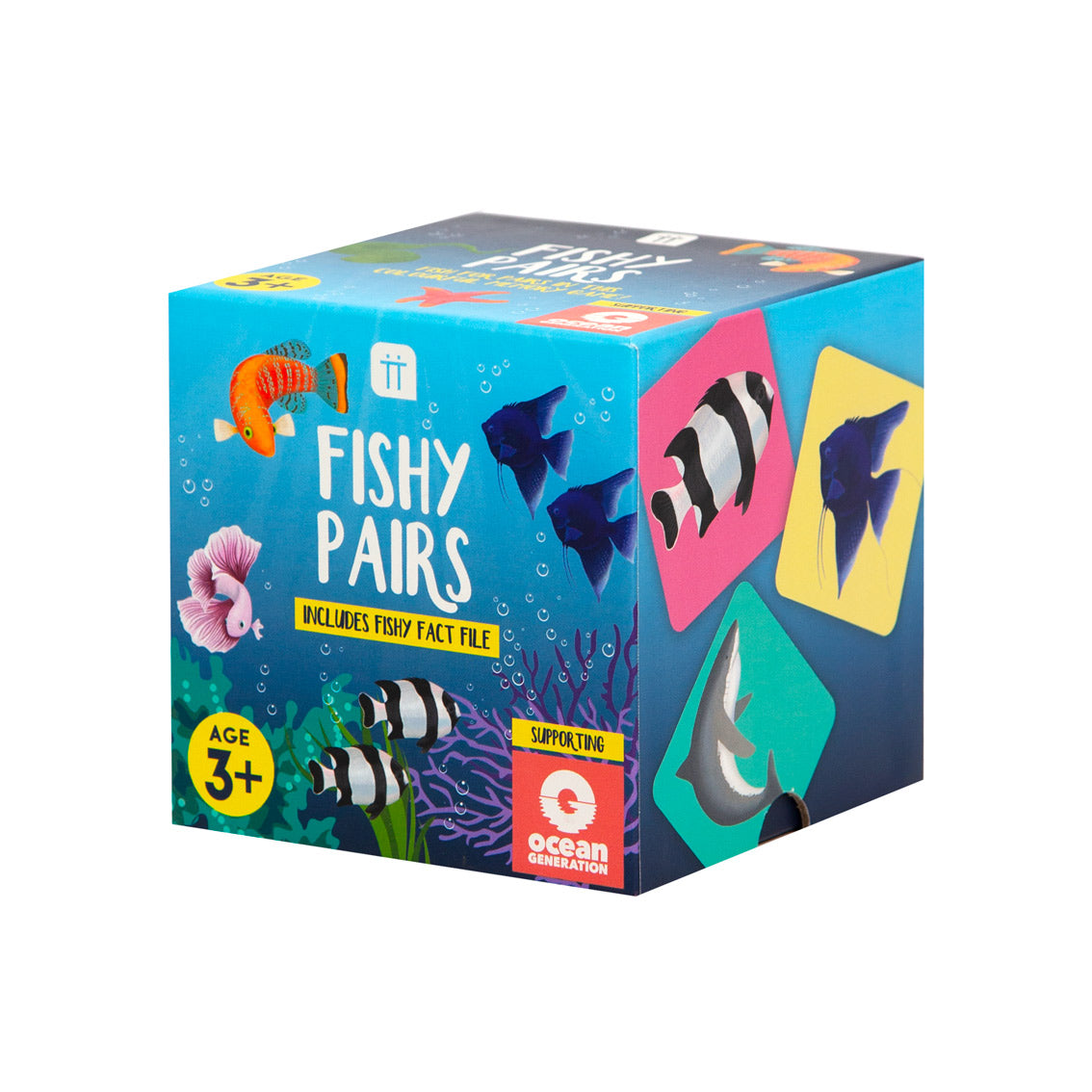 School Of Fish Fishy Pairs Memory Match Game