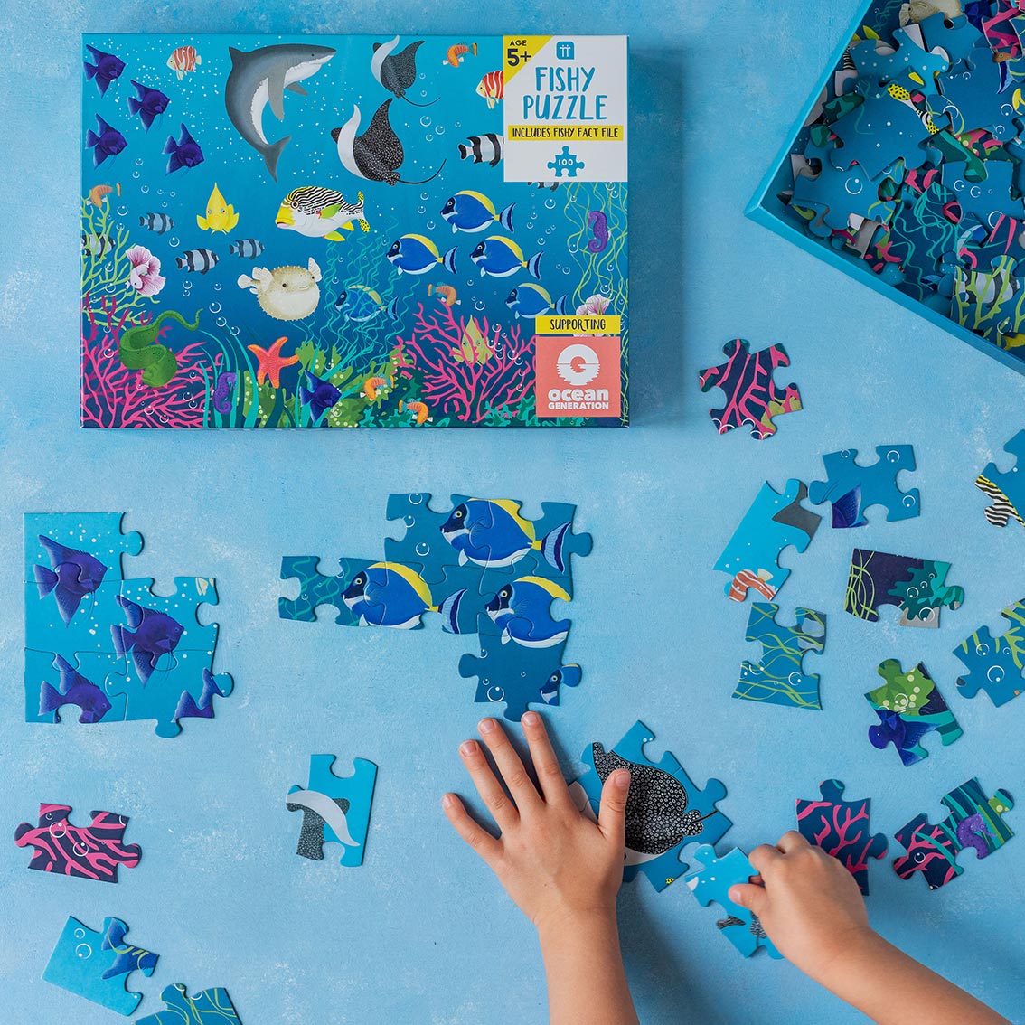 School Of Fish Puzzle for Kids