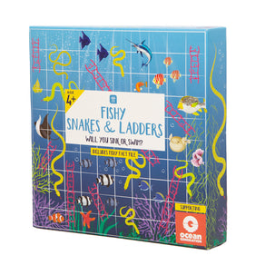 School Of Fish Fishy Snakes and Ladders Game