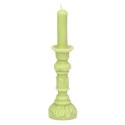 Midnight Forest Lime Green Candlestick Shaped Candle
