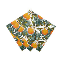 Tropical Palm Oranges Paper Napkins - 20 Pack