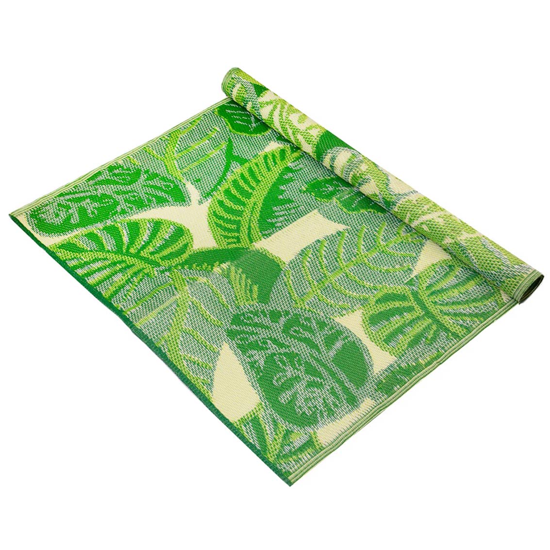 Tropical Leaf Outdoor Rug