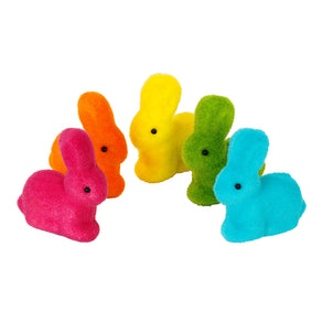 Rainbow Easter Bunnies Decorations - 5 Pack