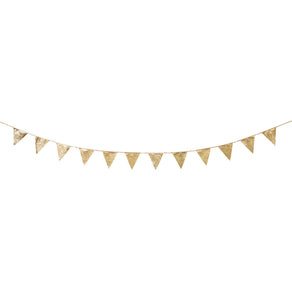 Luxe Gold Glitter Bunting