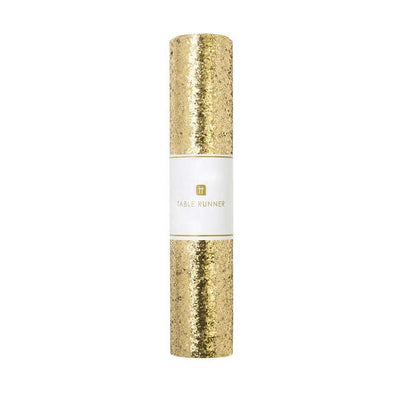 Talking Tables Image - Luxe Gold Glitter Table Cover