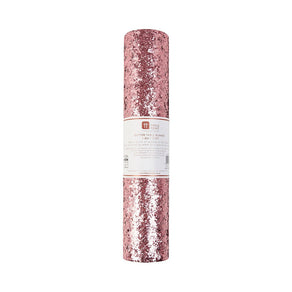 Luxe Pink Glitter Table Runner, 1.8m