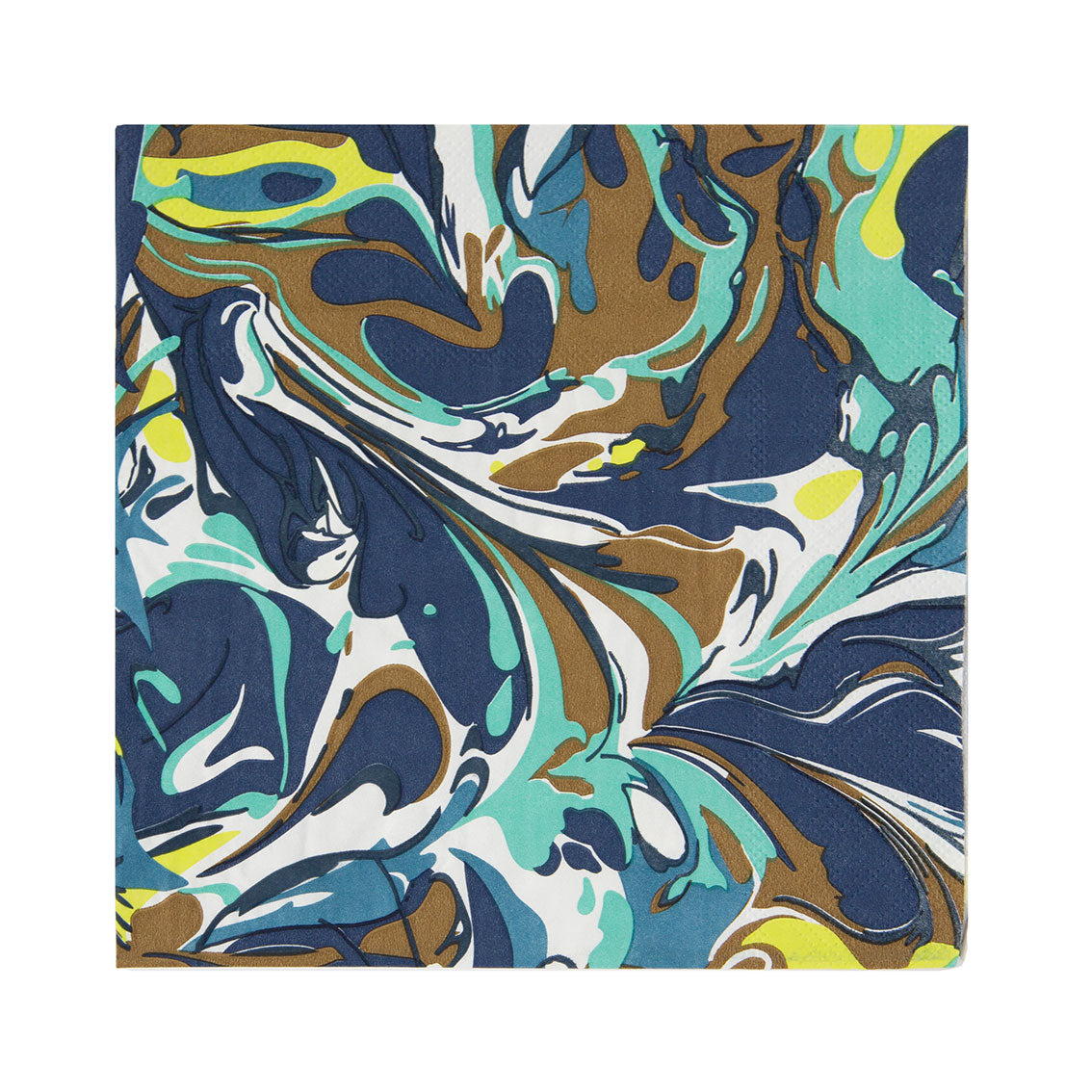 Marble Blue Napkins - 20 Pack