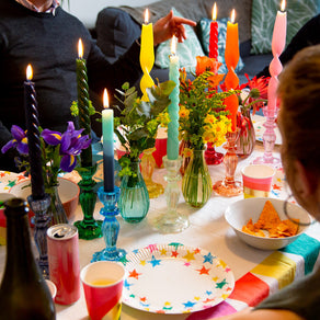 Birthday Brights Rainbow Star Plates