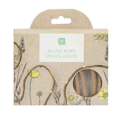 Natural Meadow Rope String Lights - 3m