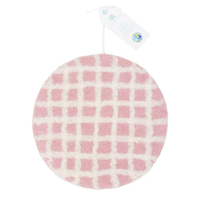 Mellow Green, Blue & Pink Checked Felt Trivets