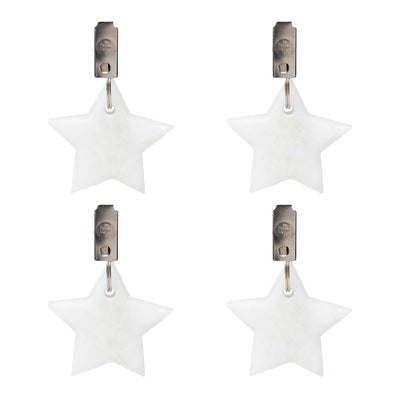 Mellow Marble Star Table Cover Weights - 4 Pack