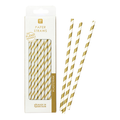 Image - Mix & Match Gold Straws