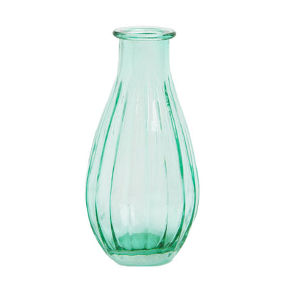 Image - Boho Green Glass Bud Vase
