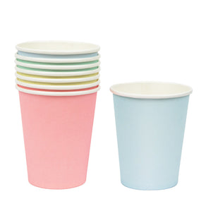 Pastel Paper Cups - 8 Pack