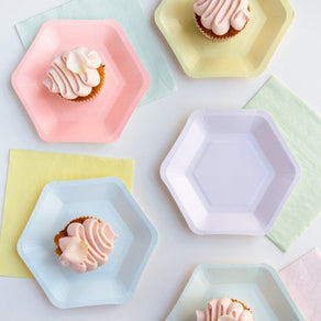 We ♥ Pastels Hexagonal Plates