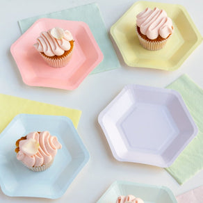 We ♥ Pastels Hexagonal Plates