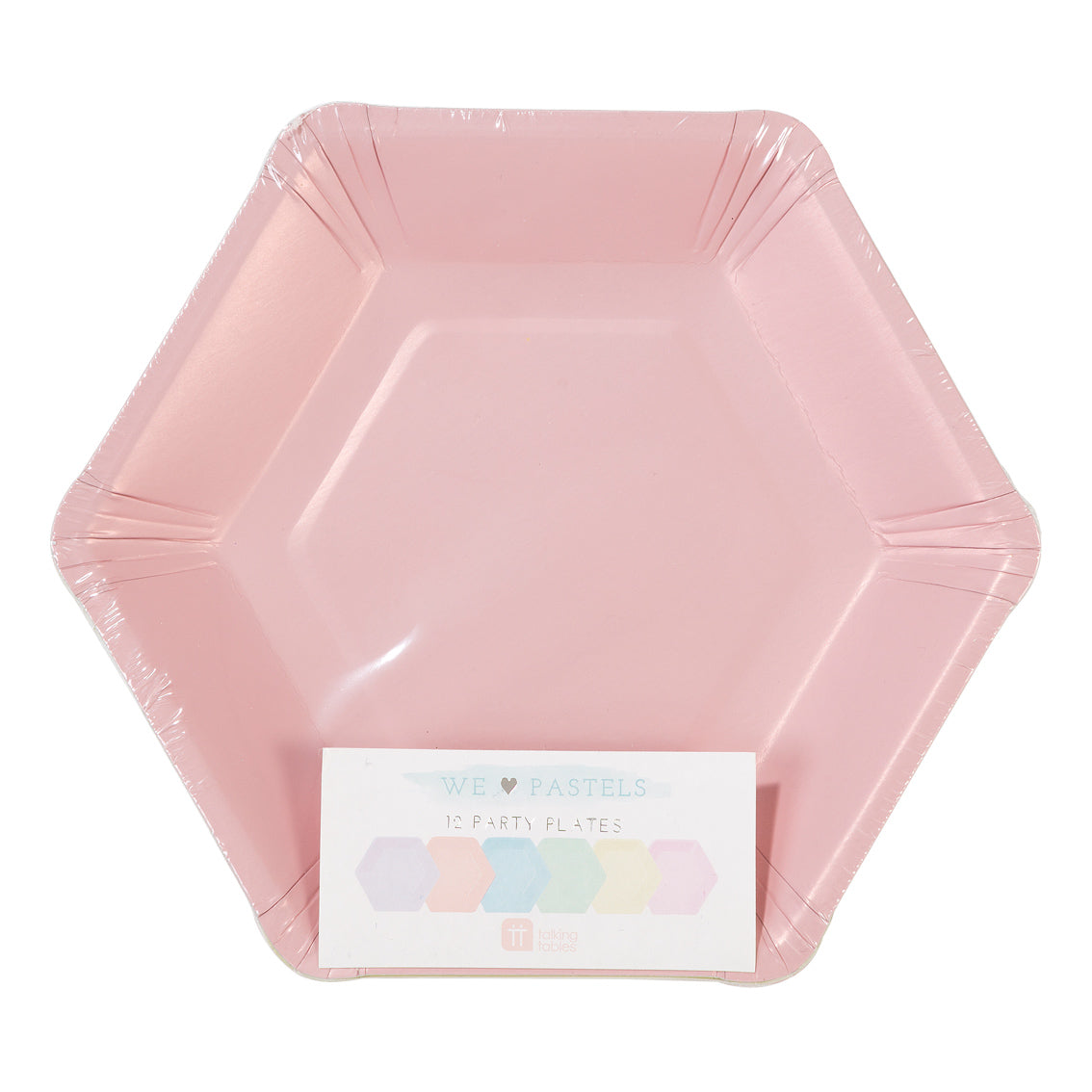 We ♥ Pastels Hexagonal Plates