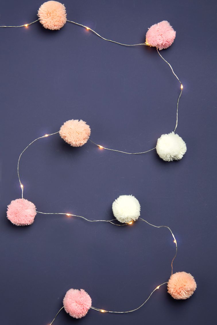 We Heart Pink Pom Pom Lights