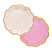 We Heart Pink Recyclable Plates - 12 Pack