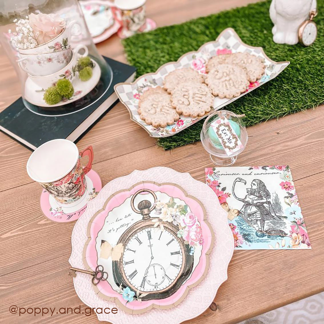 Alice in Wonderland Dainty Plates