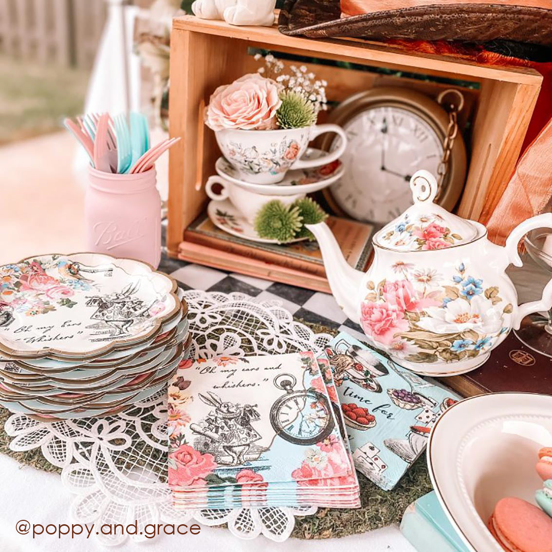 Alice in Wonderland Dainty Plates