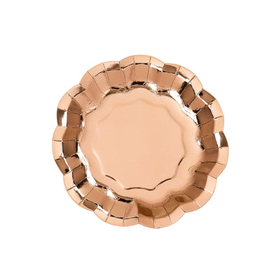 Image - Party Porcelain Rose Gold Small Plates