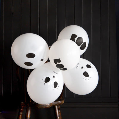 Halloween Printed Balloons - 5 Pack