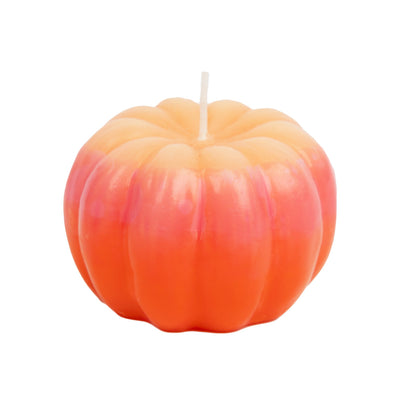 Halloween Pink Ombre Pumpkin Candle